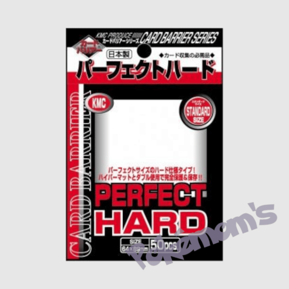 KMC 50 protèges cartes Standard Perfect Hard