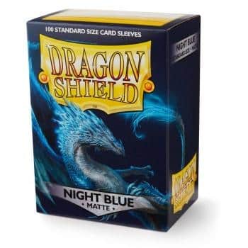Dragon Shield - 100 protèges cartes standard : Night Blue Mat