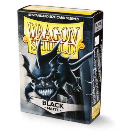Dragon Shield – 60 protèges cartes standard : Black Matte