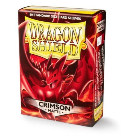 Dragon Shield – 60 protèges cartes standard : Crimson Matte