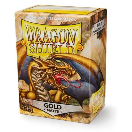 Dragon Shield – 100 protèges cartes standard : Gold Matte
