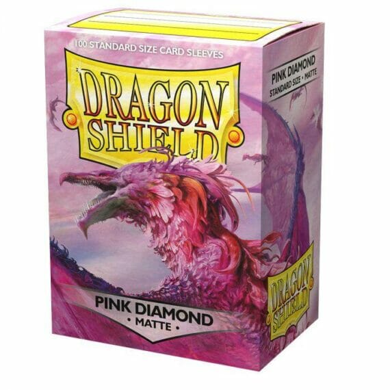 Dragon Shield – 100 protèges cartes standard : Pink Diamond Matte