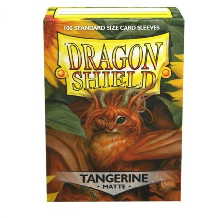 Dragon Shield – 100 protèges cartes standard : Tangerine Matte