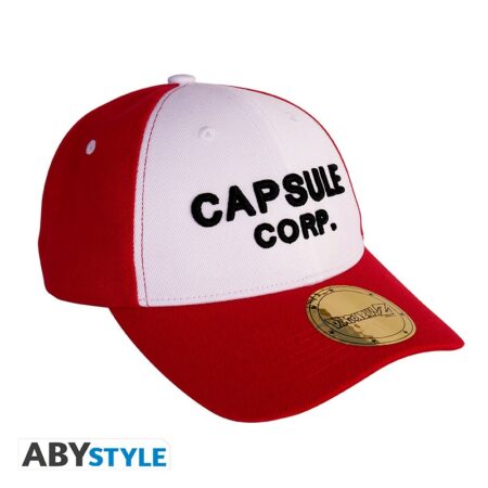 DRAGON BALL - Casquette - Rouge & Blanc - Capsule Corp