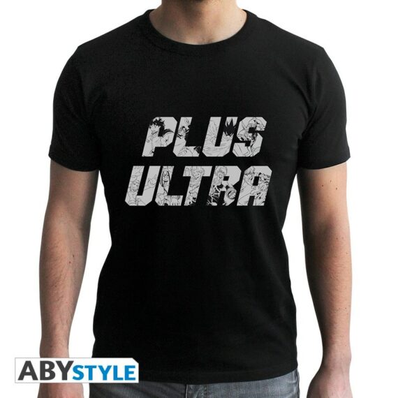 MY HERO ACADEMIA - Tshirt "Plus Ultra" homme MC black