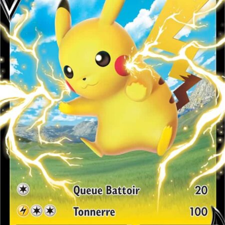 086/264 carte Pikachu V Poing de fusion