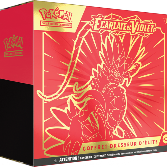.Elite Trainer Box Pokémon Ecarlate et Violet (version FR)