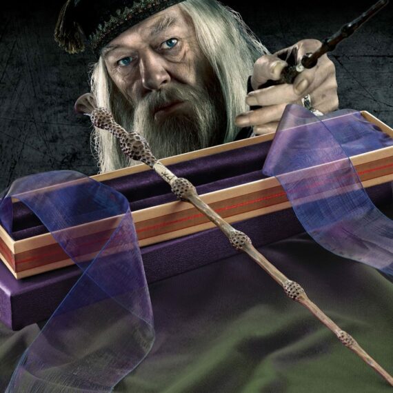 Harry Potter réplique baguette de Dumbledore "Boite Ollivander´s."