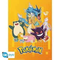 POKEMON Set 2 Chibi Posters Personnages colorés (52 x 38 cm)