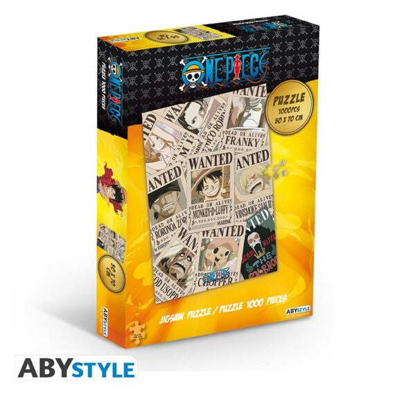 ONE PIECE Puzzle 1000 pièces Wanted