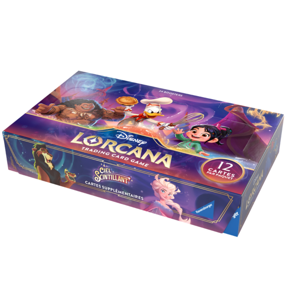 Carton de 4 Display 24 boosters Lorcana Chapitre 5 Ciel Scintillant