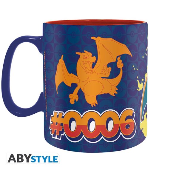 POKEMON Mug Abysse Dracaufeu effet métal