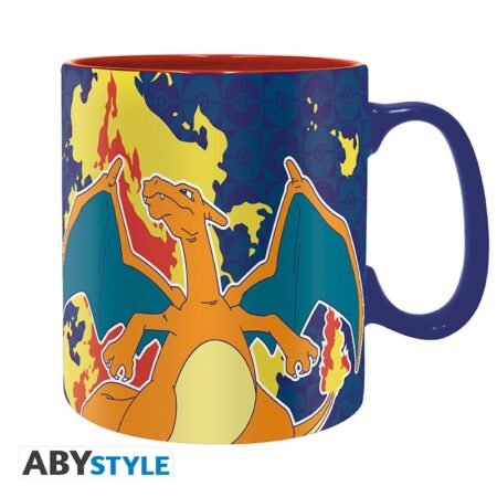 POKEMON Mug Abysse Dracaufeu effet métal