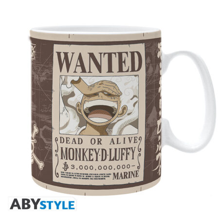 ONE PIECE Mug Grand contenant Luffy Wanted