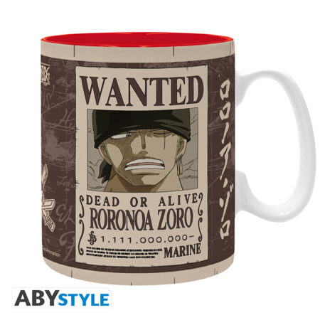 ONE PIECE Mug Grand contenant ZoroWanted