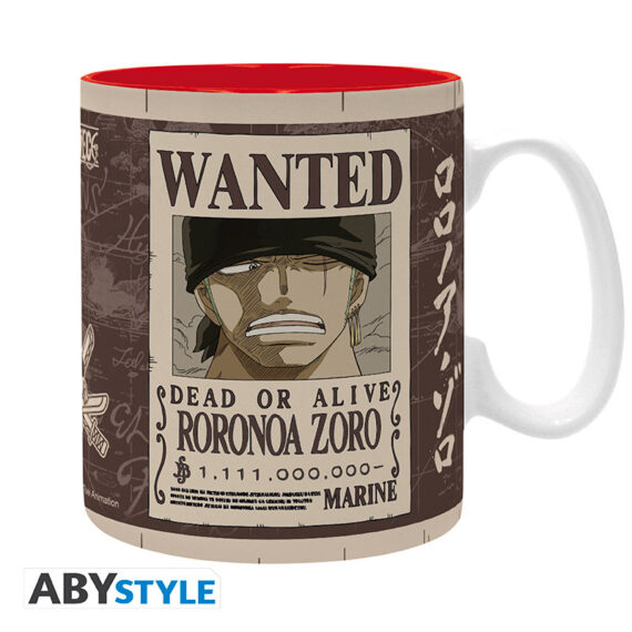 ONE PIECE Mug Grand contenant ZoroWanted