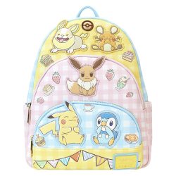 Sac Pokemon Loungefly Triple Poche Pokemon Cafe