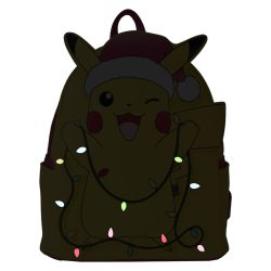 Mini Sac Pokemon Loungefly Pikachu Noël Lumineux